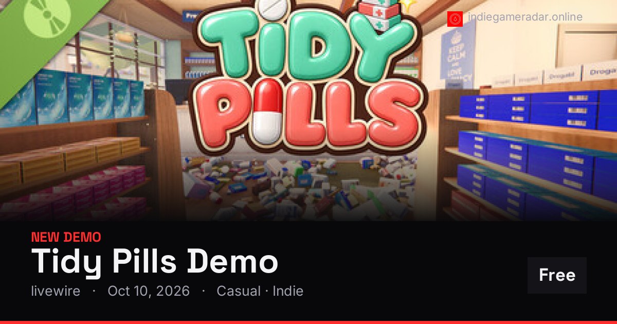 Share card for Tidy Pills Demo