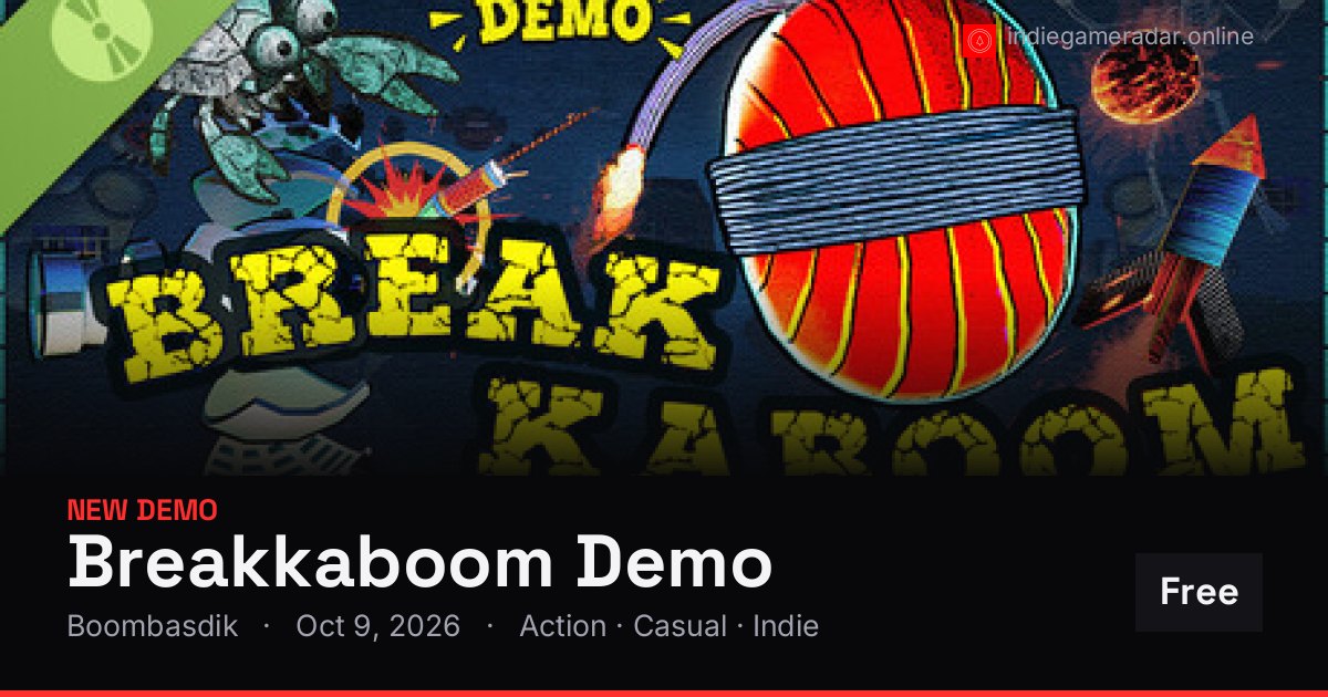 Share card for Breakkaboom Demo