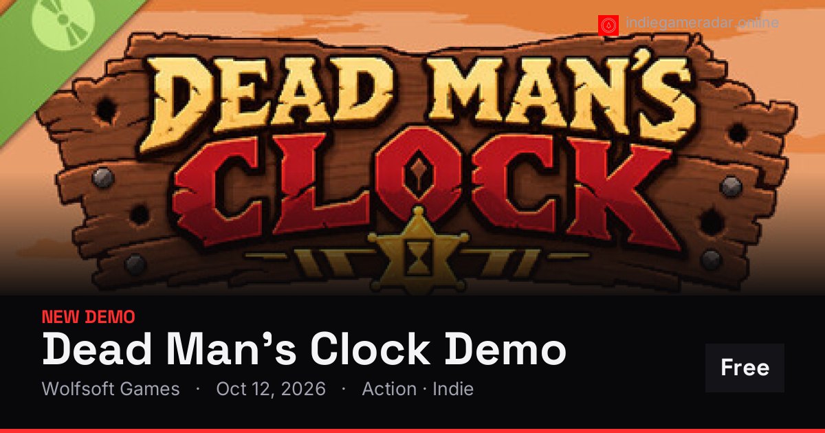 Share card for Dead Man's Clock Demo