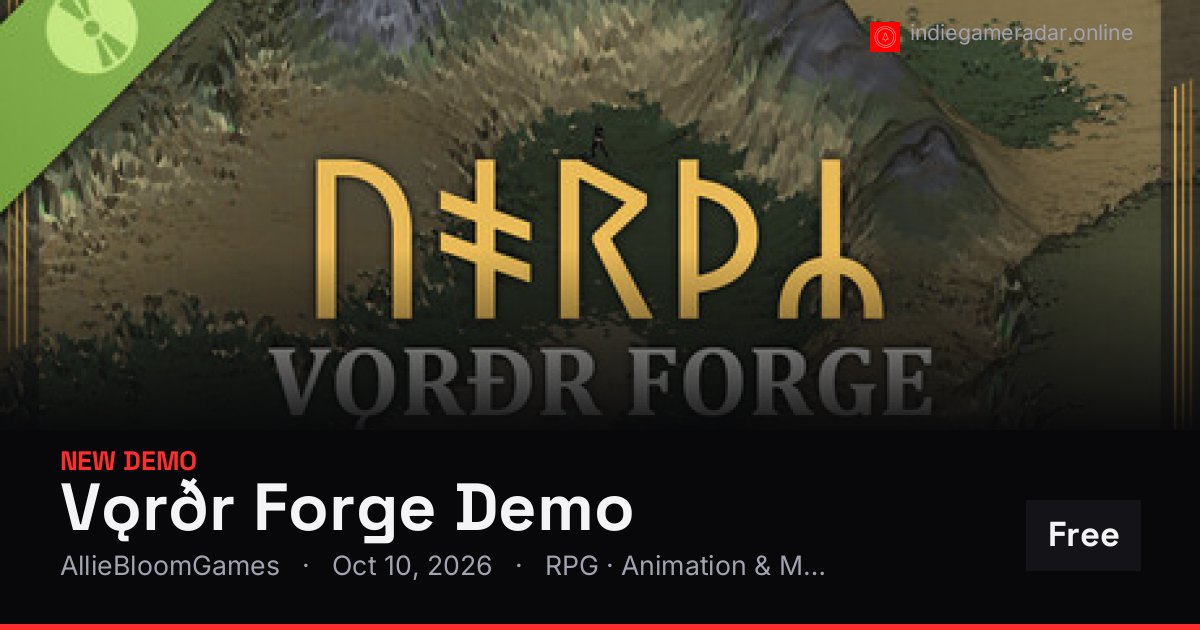 Share card for Vǫrðr Forge Demo