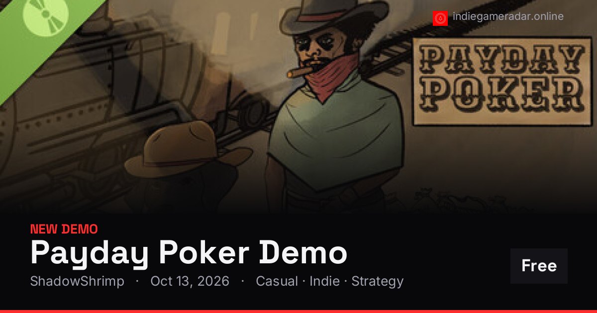 Share card for Payday Poker Demo