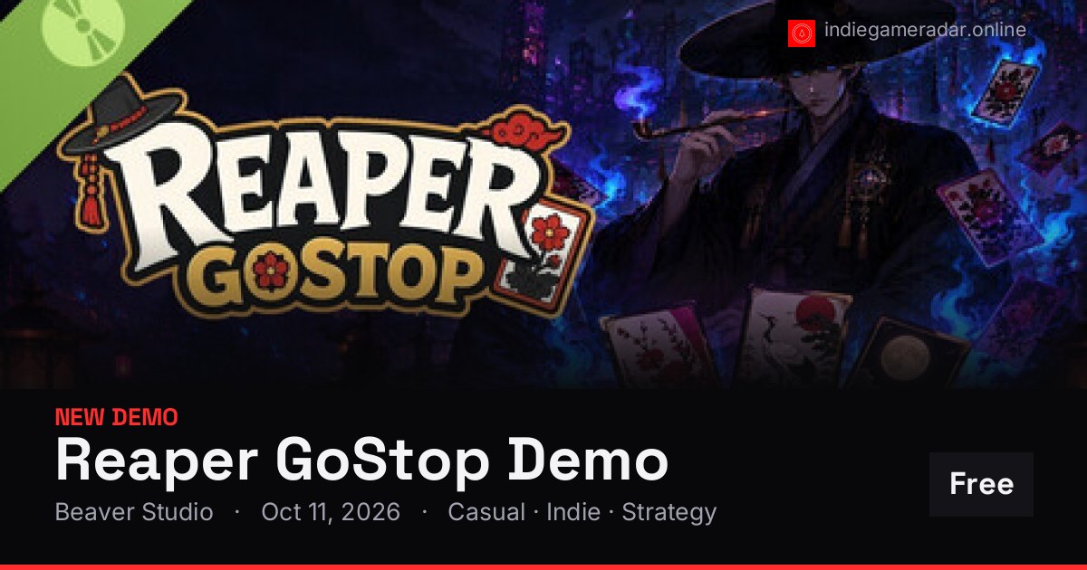 Share card for Reaper GoStop Demo