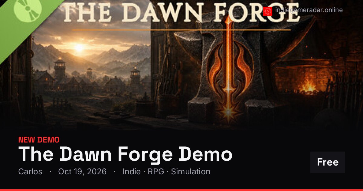Share card for The Dawn Forge Demo