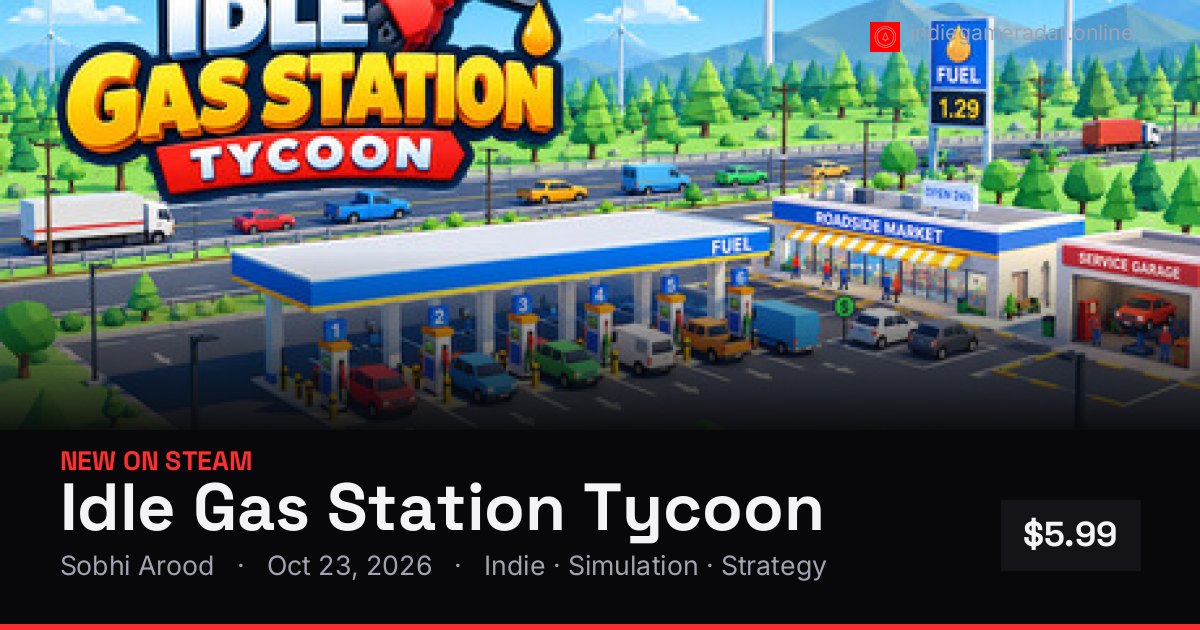 Share card for Idle Gas Station Tycoon
