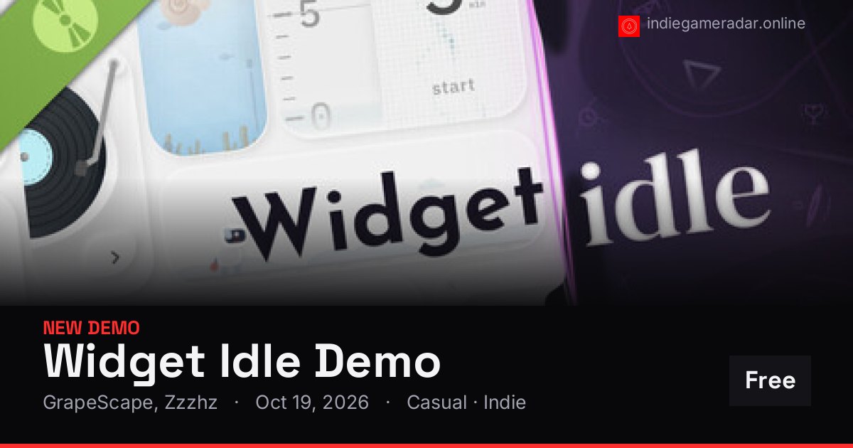 Share card for Widget Idle Demo