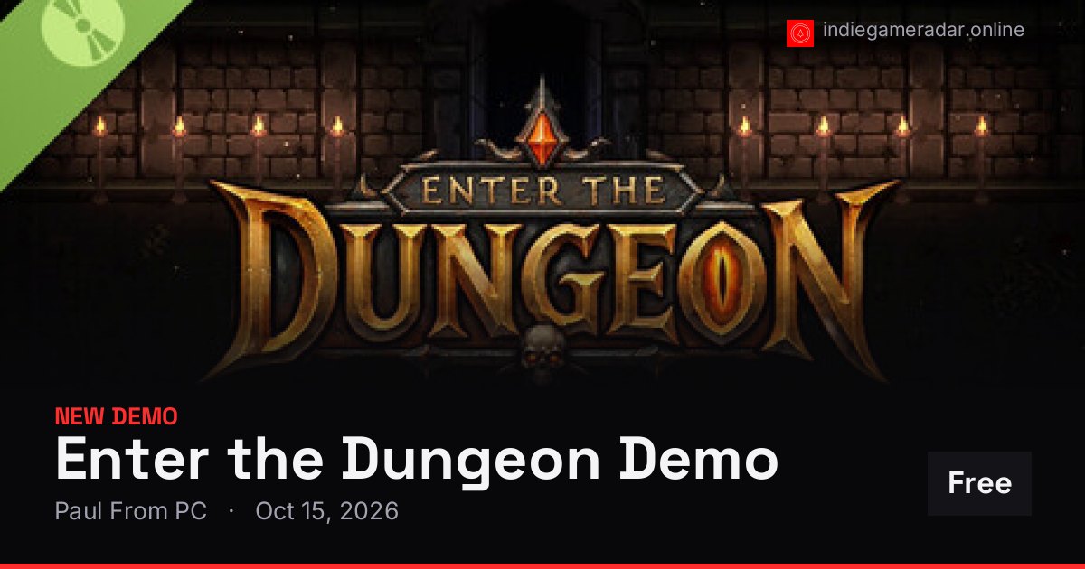 Share card for Enter the Dungeon Demo