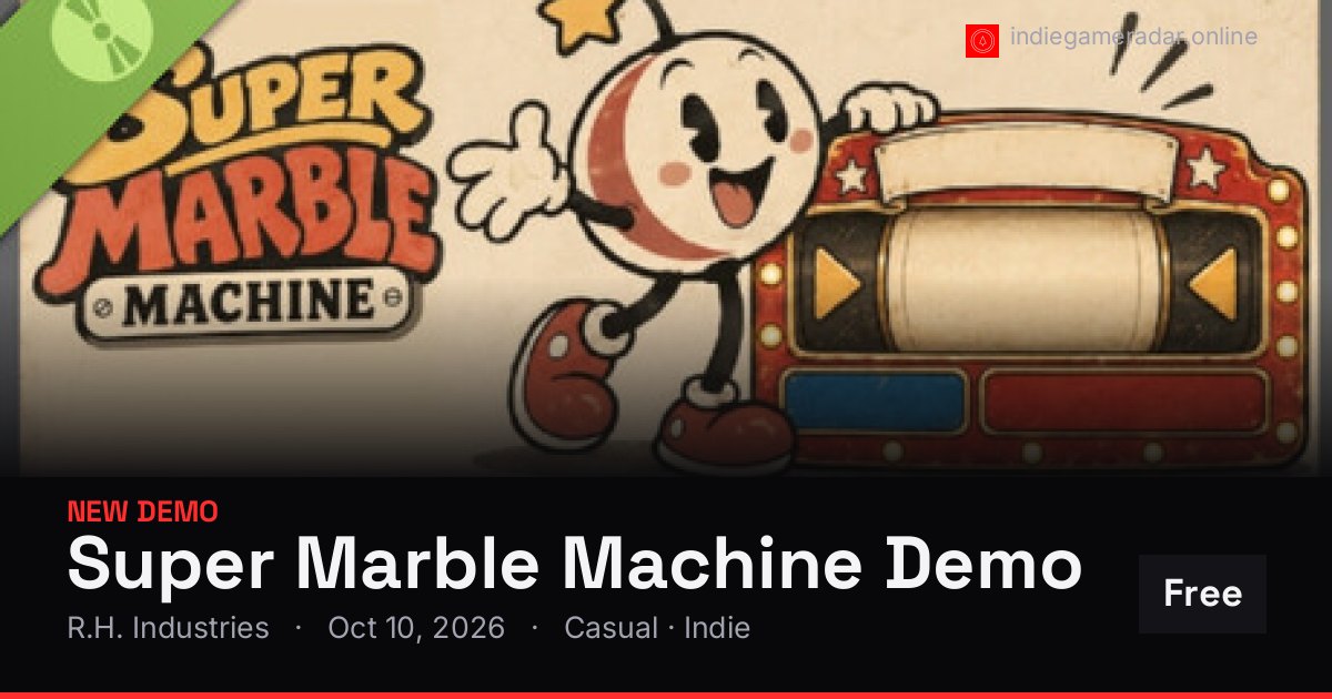 Share card for Super Marble Machine Demo