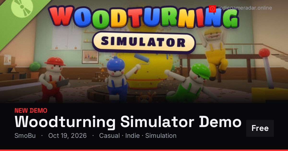 Share card for Woodturning Simulator Demo