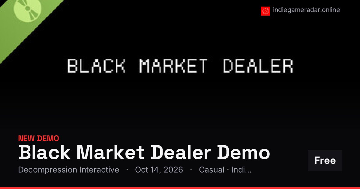 Share card for Black Market Dealer Demo