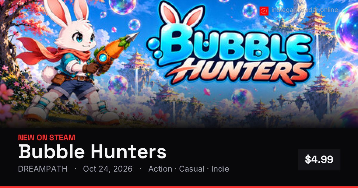 Share card for Bubble Hunters