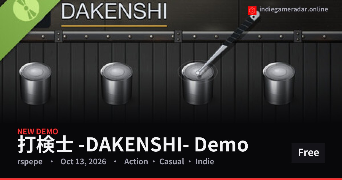 Share card for 打検士 -DAKENSHI- Demo