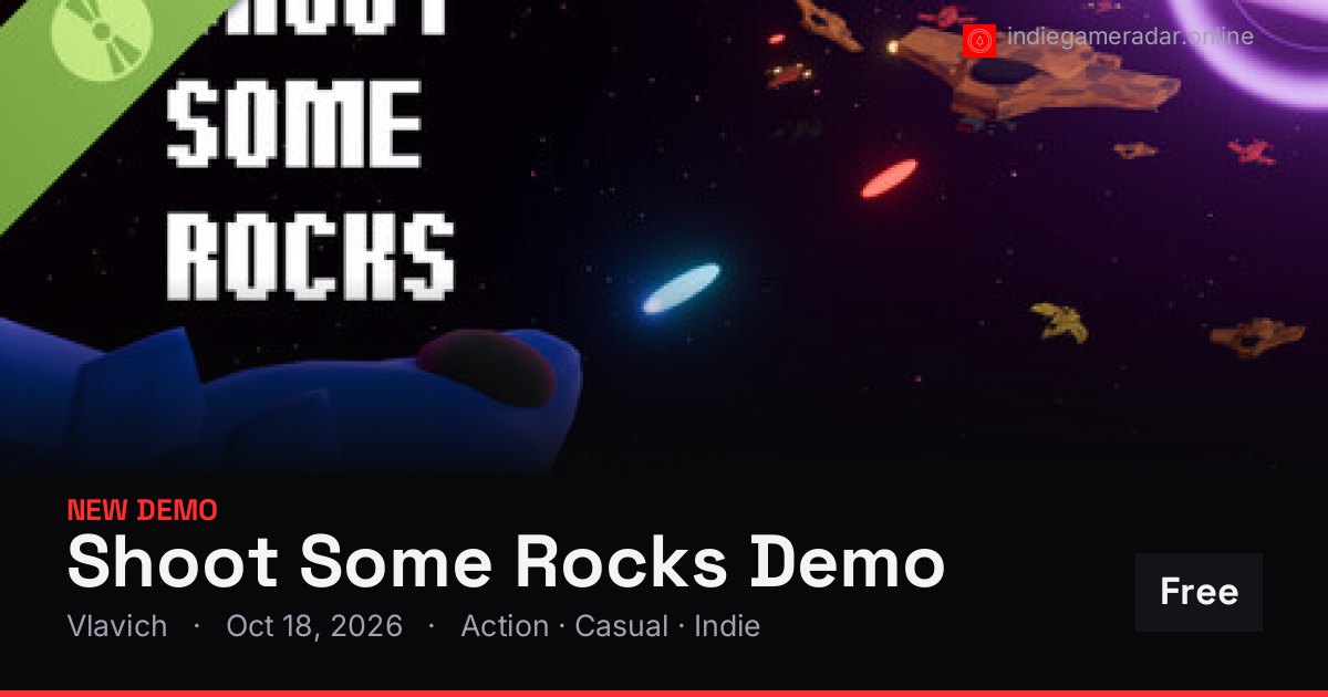 Share card for Shoot Some Rocks Demo
