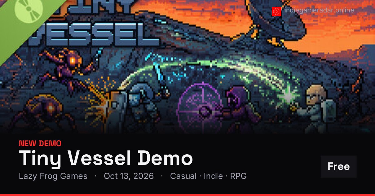 Share card for Tiny Vessel Demo