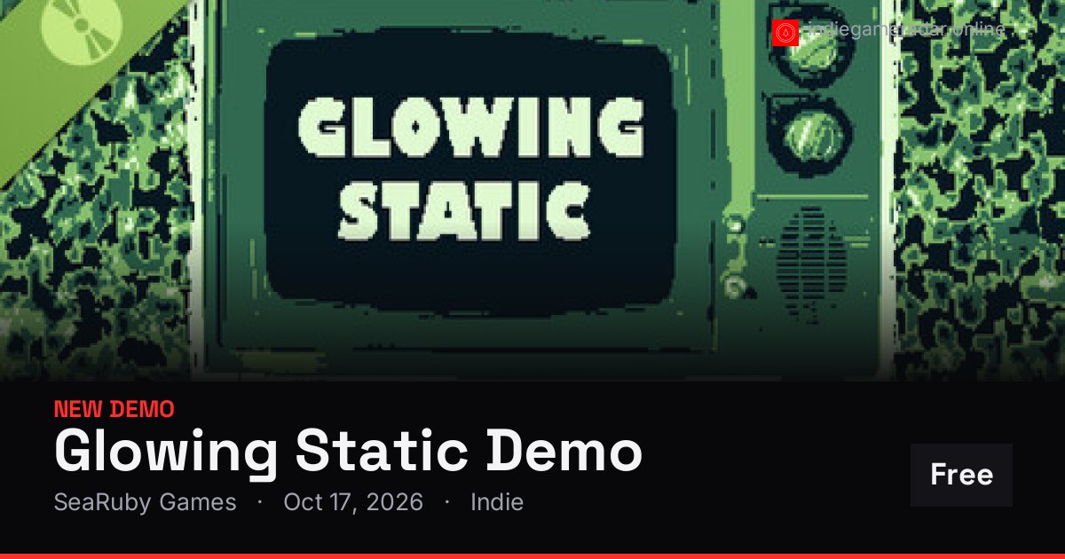 Share card for Glowing Static Demo