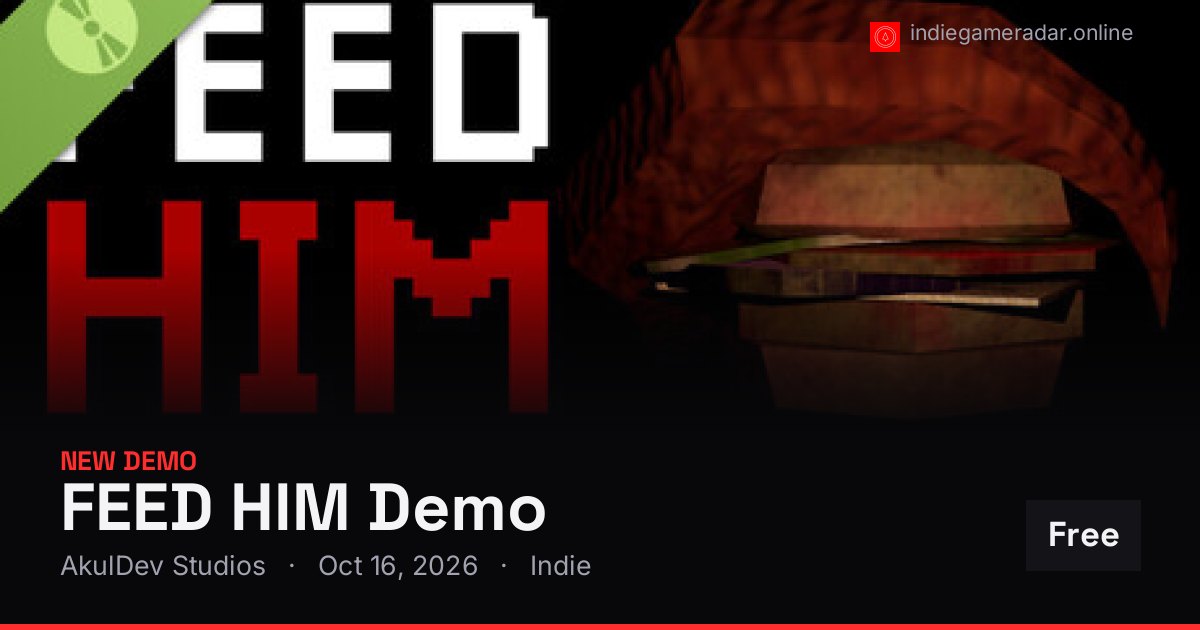 Share card for FEED HIM Demo