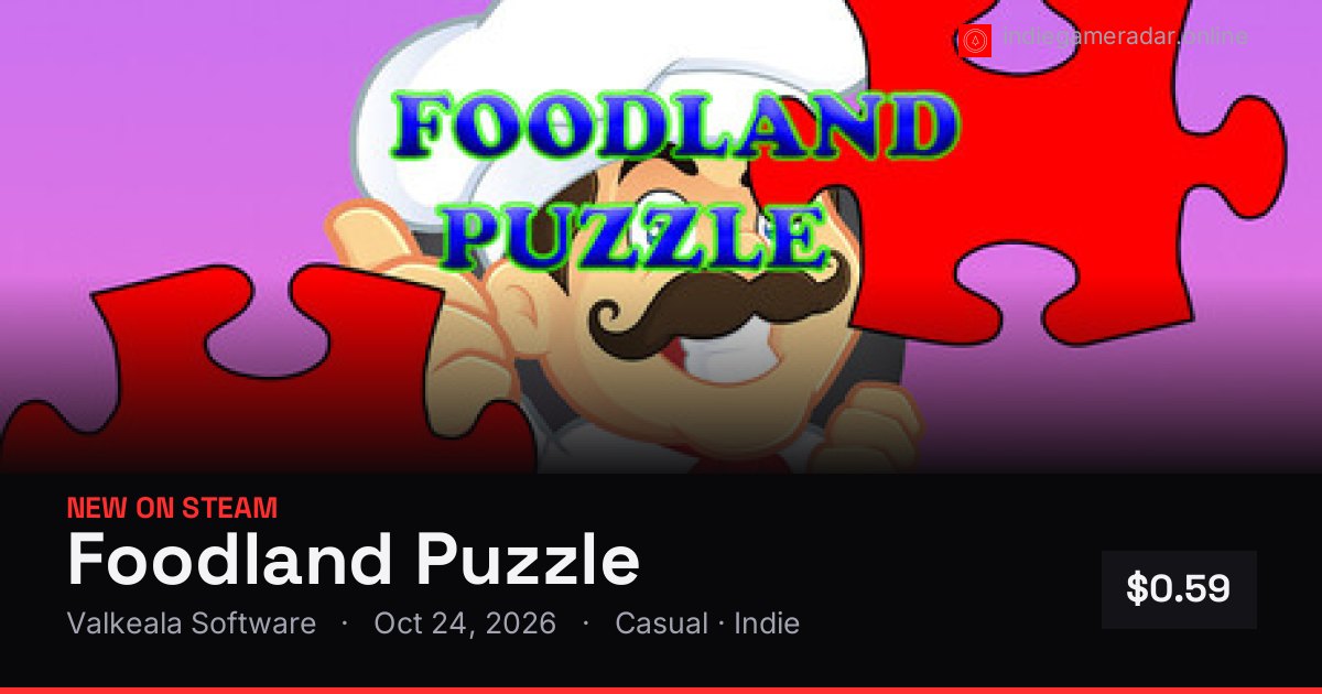 Share card for Foodland Puzzle