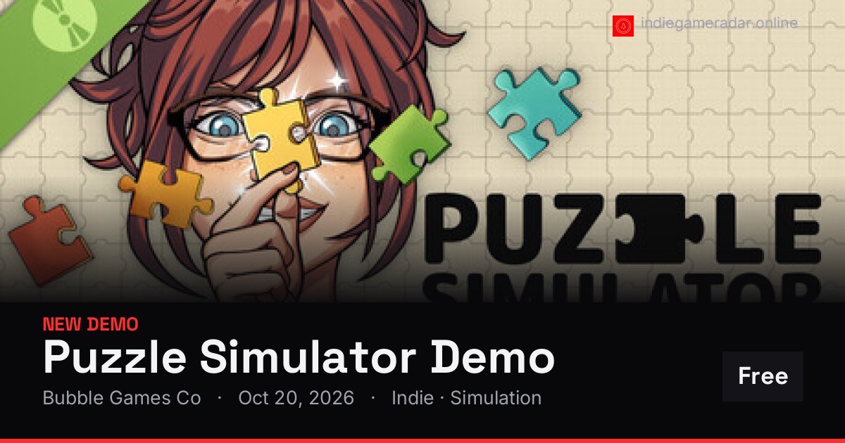 Share card for Puzzle Simulator Demo