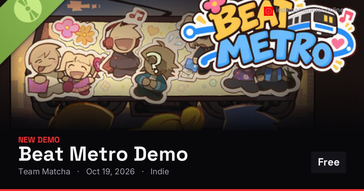 Share card for Beat Metro Demo