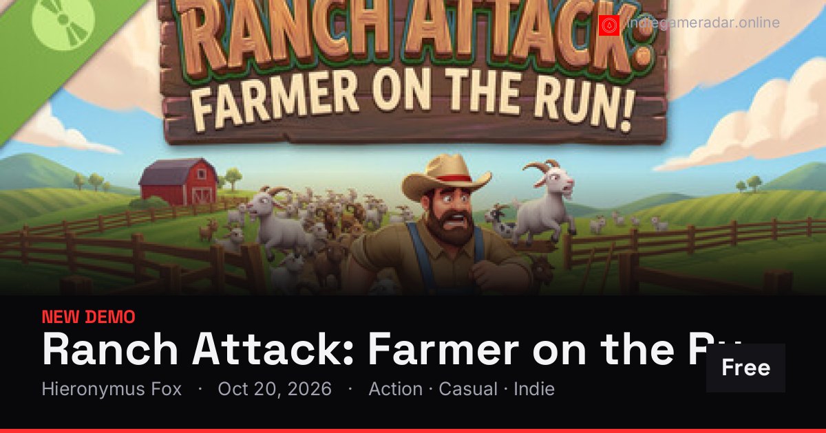 Share card for Ranch Attack: Farmer on the Run Demo