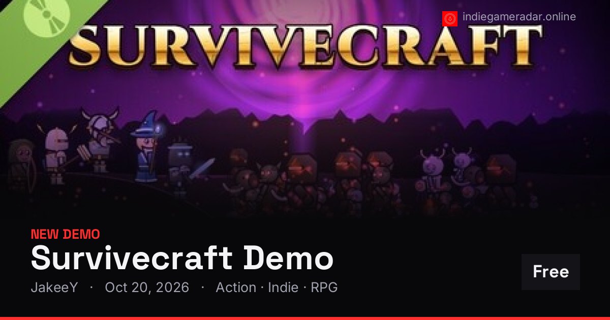 Share card for Survivecraft Demo