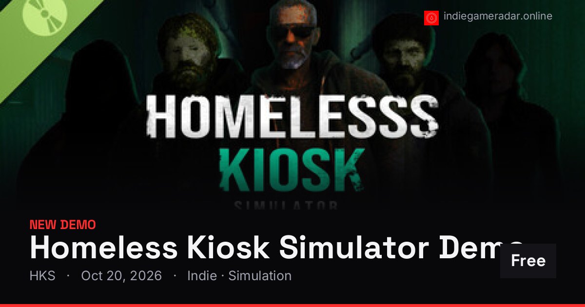 Share card for Homeless Kiosk Simulator Demo
