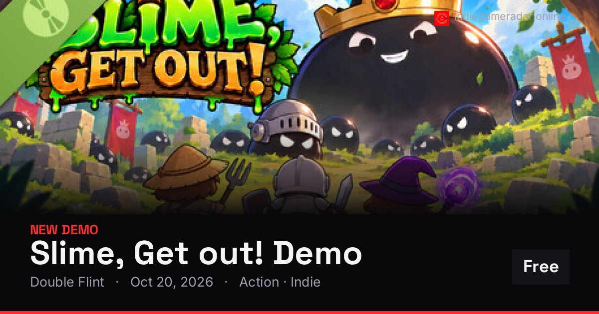 Share card for Slime, Get out! Demo