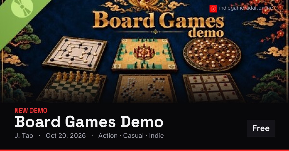 Share card for Board Games Demo