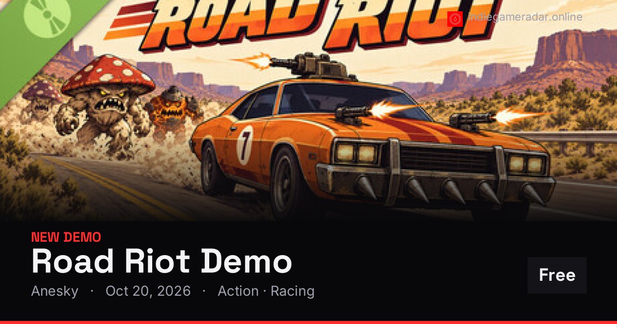 Share card for Road Riot Demo